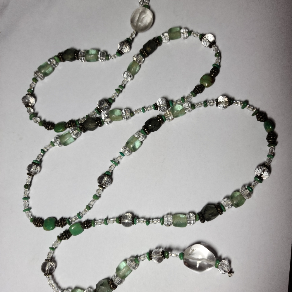 Upscale boho lariat necklace